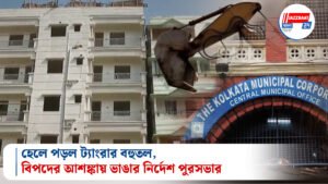 হেলে পড়ল ট্যাংরার বহুতল, বিপদের আশঙ্কায় ভাঙার নির্দেশ পুরসভার