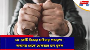 ৬৫ কোটি টাকার সাইবার প্রতারণা ! বারাসত থেকে গ্রেফতার হল যুবক