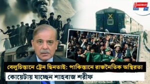 বেলুচিস্তানে ট্রেন ছিনতাই: পাকিস্তানে রাজনৈতিক অস্থিরতা, কোয়েটায় যাচ্ছেন শাহবাজ শরীফ
