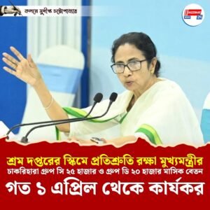 শ্রম দপ্তরের স্কিমে প্রতিশ্রুতি রক্ষা মুখ্যমন্ত্রীর