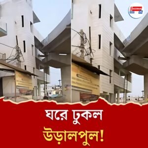 লখনউয়ে ফ্লাইওভার ঢুকে গেল বাড়ির ভেতর! ভিডিও দেখে চোখ কপালে নেটিজেনদের! বাস্তব নাকি সিনেমা?