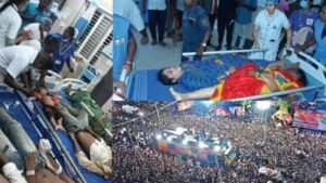 তামিলনাড়ুর কারুরে টিভিকে সমাবেশে পদপিষ্ট হয়ে মৃতের সংখ্যা বাড়ছে