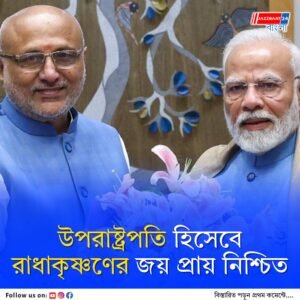উপরাষ্ট্রপতি নির্বাচনে এনডিএর জয়ের সম্ভাবনা প্রবল, বিরোধীরা লড়ছে রাজনৈতিক বার্তার জন্য