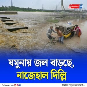 প্রবল বৃষ্টিতে বিপদসীমা ছাড়াল যমুনা, জল ঢুকল দিল্লি-এনসিআরের বাড়িঘরে, বন্ধ রেলব্রিজ, সড়কে তীব্র যানজট
