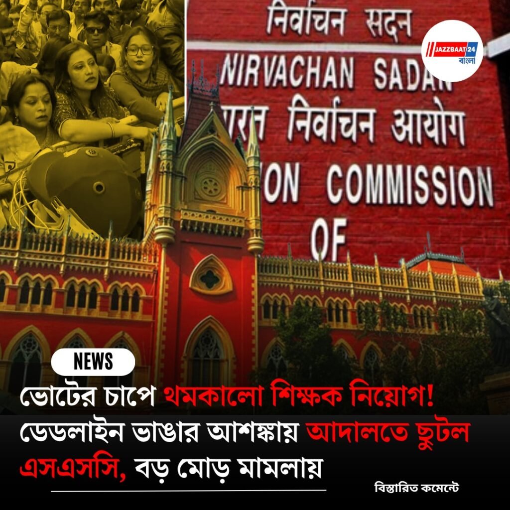 ভোটের চাপে থমকালো শিক্ষক নিয়োগ! ডেডলাইন ভাঙার আশঙ্কায় আদালতে ছুটল এসএসসি, বড় মোড় মামলায়