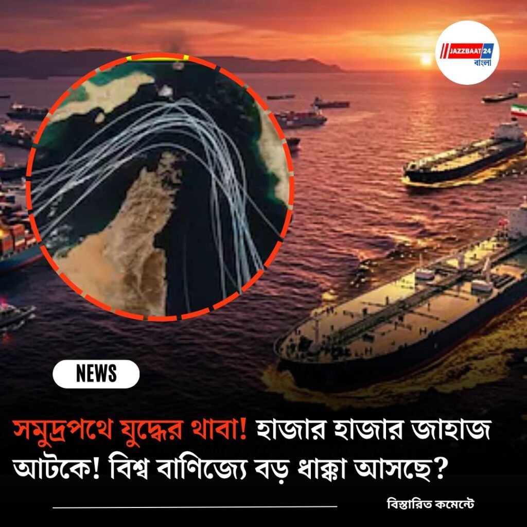 সমুদ্রপথে যুদ্ধের থাবা! হাজার হাজার জাহাজ আটকে! বিশ্ব বাণিজ্যে বড় ধাক্কা আসছে?