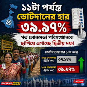 ১১টা পর্যন্ত ভোটদানের হার ৩৯.৯৭%, গত লোকসভা পরিসংখ্যানকে ছাপিয়ে এগোচ্ছে দ্বিতীয় দফা